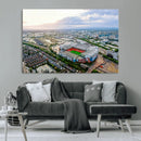 Old Trafford Manchester United Stadium Wall Art Canvas Print