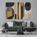 Wabi Sabi Canvas Print - Geometric Abstract Wall Art Canvas