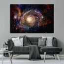 Nebula and Galaxies in Space Wall Art Canvas Print, Spiral