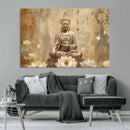 Buddha Wall Art Canvas Print, Buddha Meditation Room Decor,