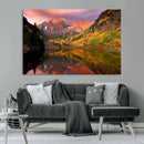 Colorado Rockies Mountain Sunset Wall Art | Ready to Hang by MyGreatCanvas | Canvas Wall Art Prints | Photo Prints & Wall Decor