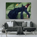Decadent Girl by Ramon Casas Wall Art Canvas Print, Framed
