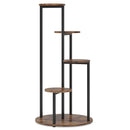 4-Tier Plant Stand, Multiple Potted Plants Holder Corner Flower Shelf