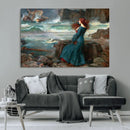 Miranda by the Shore Wall Art Canvas Print – Tempest Scene by MyGreatCanvas | Canvas Wall Art Prints | Photo Prints & Wall Decor