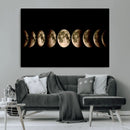 Phases of the Moon Wall Art | Canvas Print for Modern Wall by MyGreatCanvas | Canvas Wall Art Prints | Photo Prints & Wall Decor