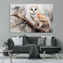 Barn Owl Wall Art | Watercolor Barn Owl Canvas Print | by MyGreatCanvas | Canvas Wall Art Prints | Photo Prints & Wall Decor