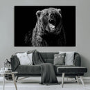 Bear Canvas Print | Wildlife Wall Art for Cabin Decor |
