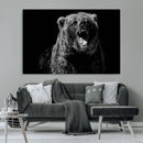 Bear Canvas Print | Wildlife Wall Art for Cabin Decor |
