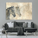 Abstract Horse Canvas Print | Modern Farmhouse Wall Art |