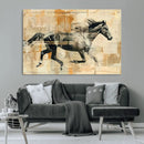 Chines Style Running Horse Western Wall Art | Farmhouse Wall