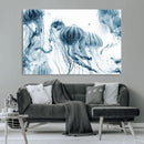 Abstract Jellyfish Canvas Print Wall Art