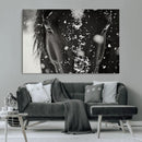 Winter Horse Snow Wall Art Canvas Print