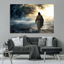 Jesus Walking Water Wall Art – Inspirational Christian