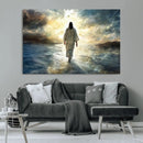 Jesus Walking on Water Wall Art | Canvas Print | Ready to