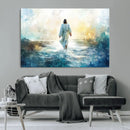 Watercolor Jesus Walking on Water Canvas Print, Christian by MyGreatCanvas | Canvas Wall Art Prints | Photo Prints & Wall Decor