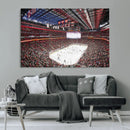 Barton Malow Little Caesars Arena Detroit Wall Art Canvas