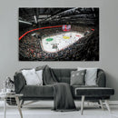 Vaudoise Lausanne Ice Hockey Arena Stadium Wall Art Canvas,
