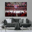 Carolina Hurricanes Ice Hockey Stadium Wall Art, Carolina