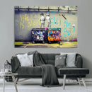 Banksy Life is Short Wall Art - Iconic Graffiti Art on by MyGreatCanvas | Canvas Wall Art Prints | Photo Prints & Wall Decor