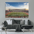 Framed Houston Cougars Football Team Print - Houston TDECU by MyGreatCanvas | Canvas Wall Art Prints | Photo Prints & Wall Decor
