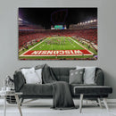 Wisconsin Badgers Football Team Print Canvas- Madison Camp