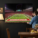 Wisconsin Badgers Football Team Print Canvas- Madison Camp