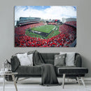 Cincinnati Bearcats Football Team Print - Nippert Stadium Wall Art Canvas Print
