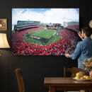 Cincinnati Bearcats Football Team Print - Nippert Stadium Wall Art Canvas Print