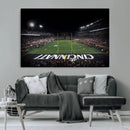 Cincinnati Bearcats Football Team Print - Nippert Stadium