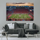 Framed Arizona Wildcats Football Team Print - Tucson Arizona by MyGreatCanvas | Canvas Wall Art Prints | Photo Prints & Wall Decor