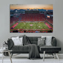 Arizona Wildcats Football Team Print - Tucson Arizona by MyGreatCanvas | Canvas Wall Art Prints | Photo Prints & Wall Decor