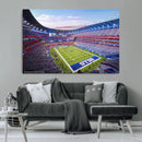 Buffalo Bills Football Team Print Canvas - Buffalo Highmark by MyGreatCanvas | Canvas Wall Art Prints | Photo Prints & Wall Decor