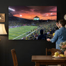 Eugene Autzen Stadium Canvas Wall Art Print – Sunset Over
