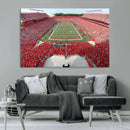 Rutgers Scarlet Knights Football Team Print - Piscataway SHI by MyGreatCanvas | Canvas Wall Art Prints | Photo Prints & Wall Decor