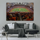 Syracuse University Orange Football Canvas Print, Football