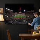 Framed Texas Tech Red Raiders Stadium Canvas, Texas Tech Red