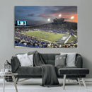 Memphis Tigers Football Team Print - Memphis Simmons Bank