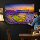 The Louisiana State University Tigers Football Team Print -