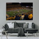 West Virginia Uni Mountaineers Football Team Print - Milan