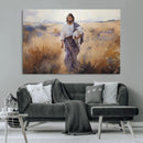 Jesus the Good Shepherd Wall Art Canvas Print - Lost Lamb