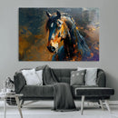 Abstract Horse Wall Art Canvas Print | Farmhouse Wall Decor by MyGreatCanvas | Canvas Wall Art Prints | Photo Prints & Wall Decor