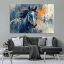 Abstract Blue Horse Wall Art Print Canvas | Horse Wall Art by MyGreatCanvas | Canvas Wall Art Prints | Photo Prints & Wall Decor