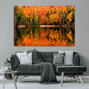 Forest Reflection Art | Autumn Forest Reflection Wall Art | by MyGreatCanvas | Canvas Wall Art Prints | Photo Prints & Wall Decor