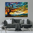 Mosaic Tree Wall Art | Ready to Hang Stained Glass Style