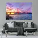 Golden Gate Bridge Wall Art Canvas Print – Framed San by MyGreatCanvas | Canvas Wall Art Prints | Photo Prints & Wall Decor