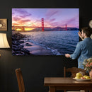 Golden Gate Bridge Wall Art Canvas Print – Framed San by MyGreatCanvas | Canvas Wall Art Prints | Photo Prints & Wall Decor