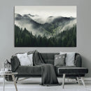 Misty Forest Canvas Print Wall Art Premium Canvas Print a