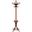 Wood Standing Hat Coat Rack with Umbrella Stand by LJGDeals