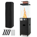 40000 BTU Patio Heater Outdoor Propane Gas Heater with Cover and Wheels-Black by LJGDeals