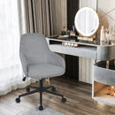 Fabric Home Office Chair with Rocking Backres-Gray by LJGDeals